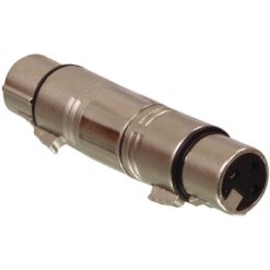 Adattatore XLR XLR 3p (F) - XLR 3p (F) Argento