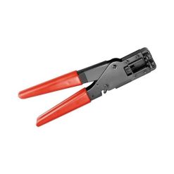 Pinza crimpatrice per connettori F per tipi di cavi: RG-59 (4C) - RG-6 (5C)