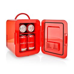 Mini frigo portatile 12-220 volt 4 litri per camper auto o viaggio ufficio - Rosso