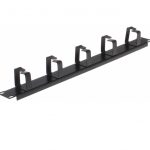 Raccogli cavi per armadi rack a 5 ganci - 1U