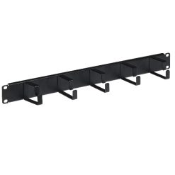 Raccogli cavi per armadi rack a 5 ganci - 1U