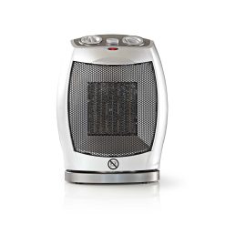 Termoventilatore stufa caldo bagno in ceramica 750 e 1500 W