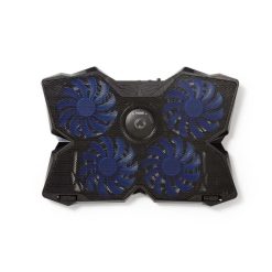 Base di raffreddamento per notebook | 4 ventole ad alimentazione USB | 15-19" | Hub USB pass-through