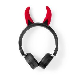 Cuffie con Filo | Cavo da 1,2 m | Idea Regalo | Padiglioni Magnetici Rimovibili | Danny Devil | Nero