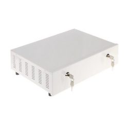 Contenitore metallico per DVR CCTV universale con tamper e chiavi