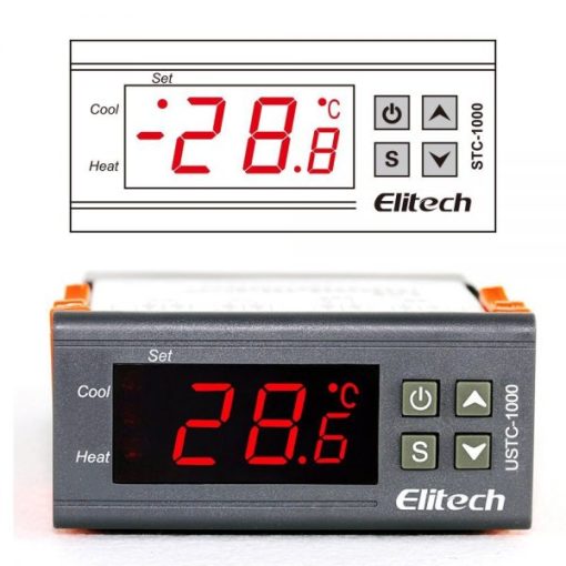 Termometro Ambiente STC 1000 Interruttore Termostato Display Digitale Regolatore Di Temperatura Per Acquario 95018320 Aideepen Stc 1000 AC 1200 - Foto 10