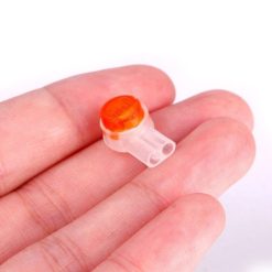 Connettore rapido per due cavi in confezione 100 pezzi - blocchetti di giunzione