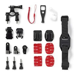 Kit di montaggio per action cam con Custodia da viaggio
