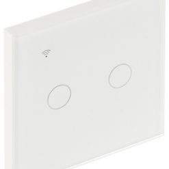 DOPPIO INTERRUTTORE DELLA LUCE TATTILE INTELLIGENTE ATLO-TB2-TUYA Wi-Fi